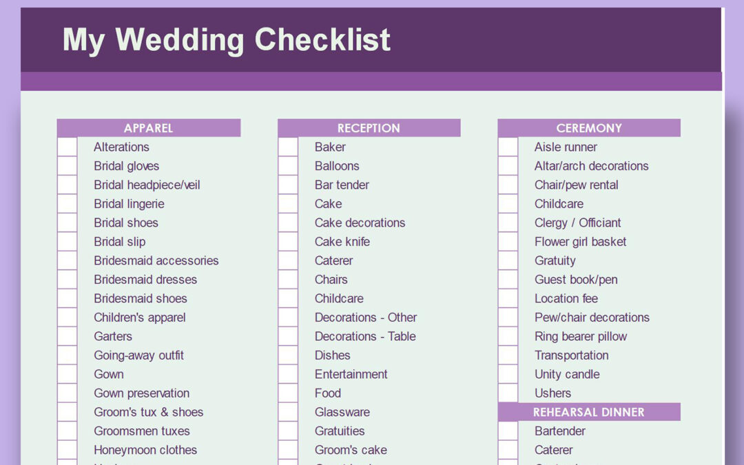 The Wedding Venue Checklist: What to Ask Before Booking